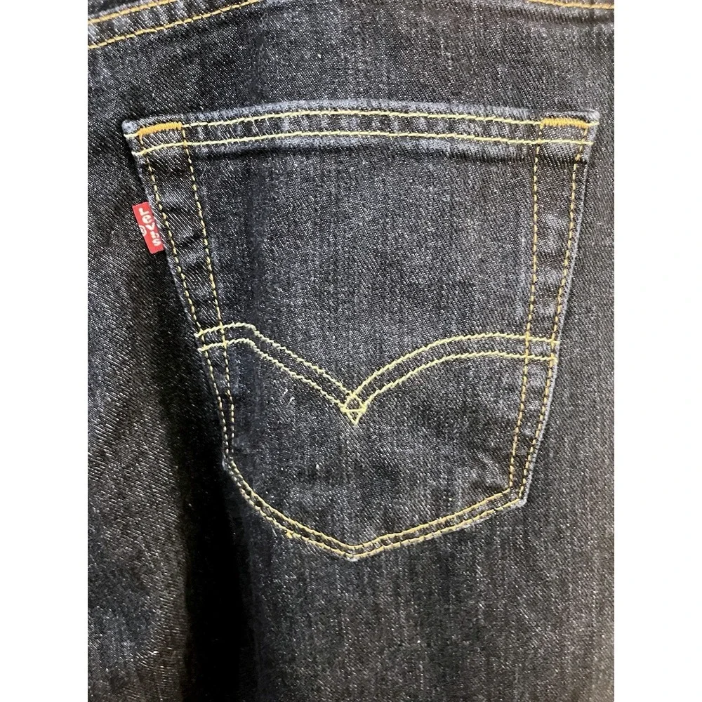 Levis 514 Straight Fit Mens‎ Jeans W40 L30 Dark Blue Wash Denim Classic EUC